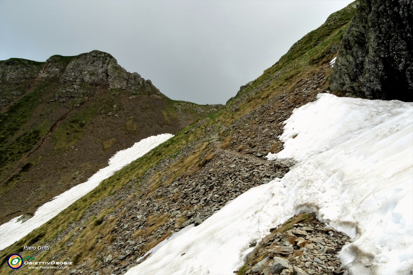 79 Breve passaggio su neve per la Bocchetta Triomen-Tribortoi....JPG